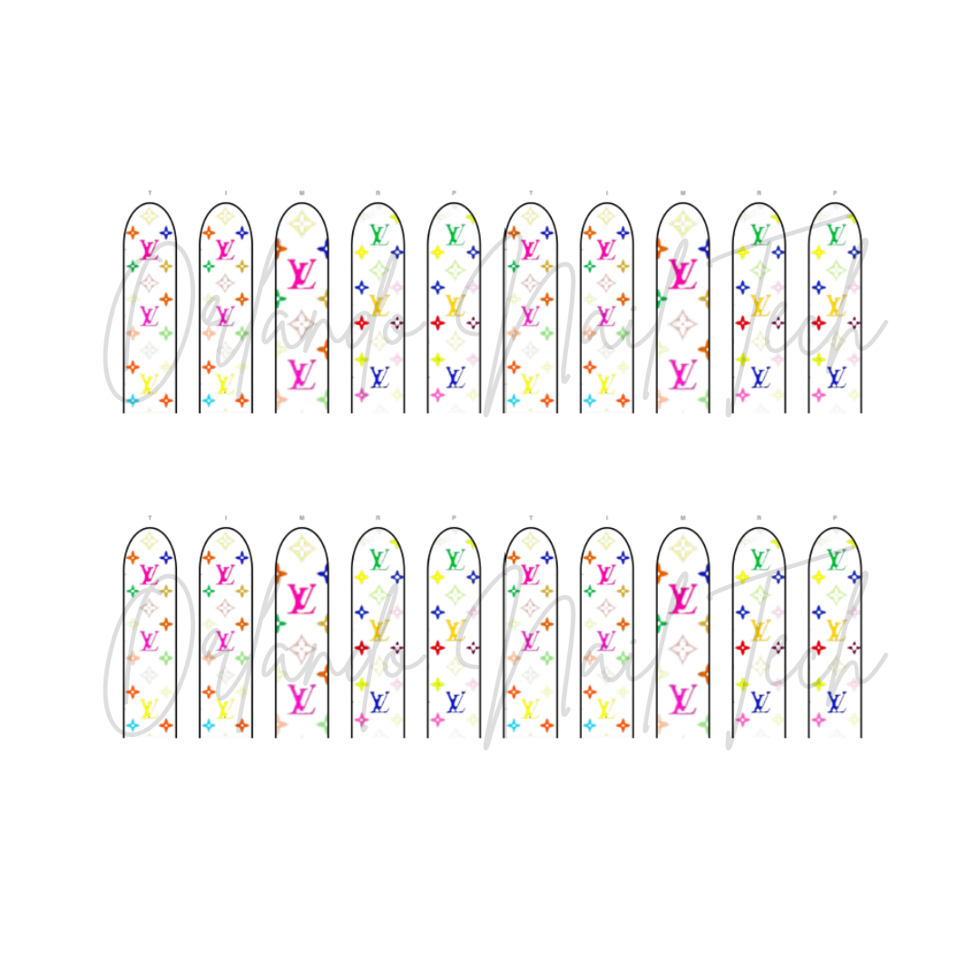 Nail Decal Templates (Digital Download)