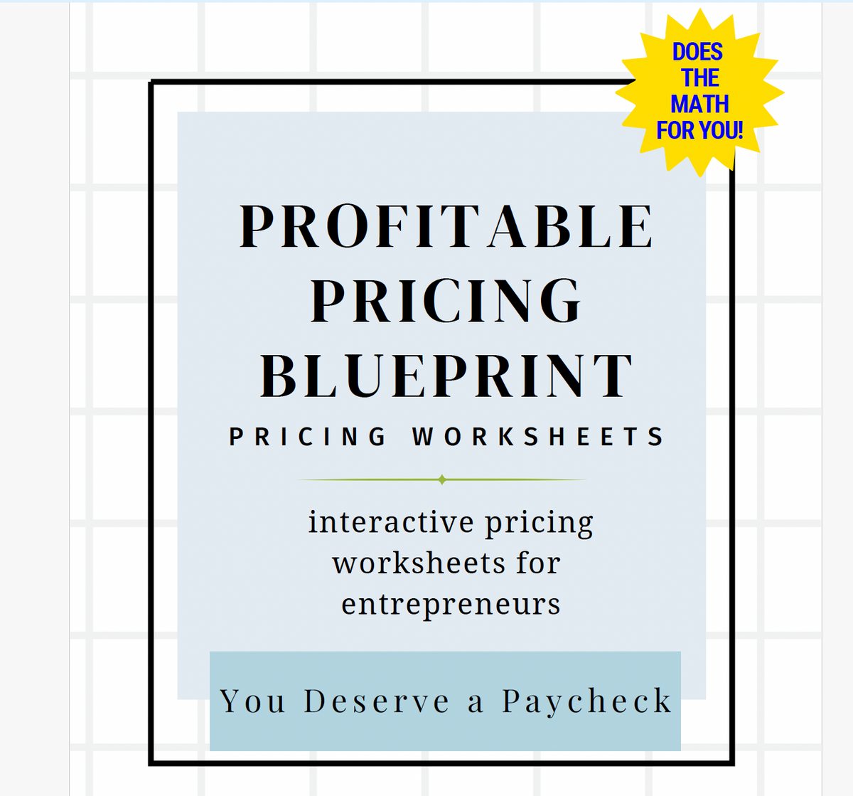 Profitable Pricing Blueprint (interactive PDF)