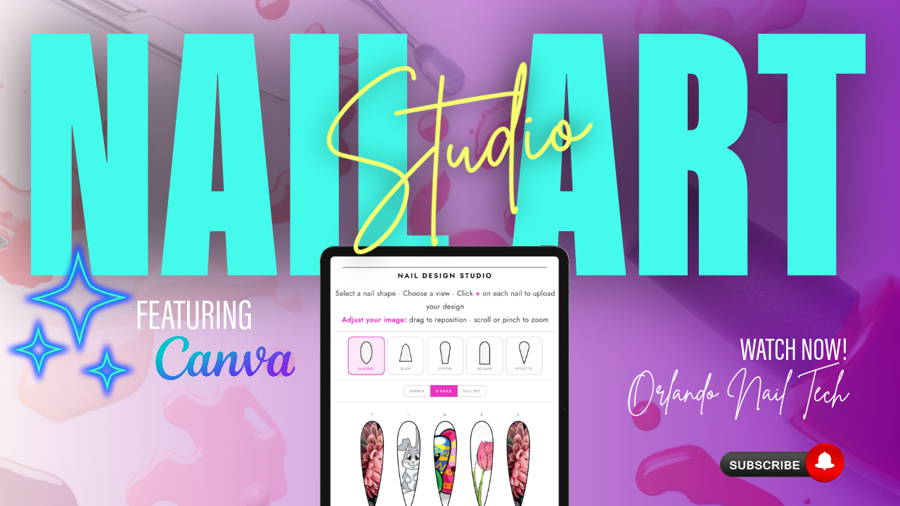orlando nail tech
nail design studio
app for nail tech
nail artist tools
how to do nails
nail portrait art
nail character art
procreate for nails
nails canva frames